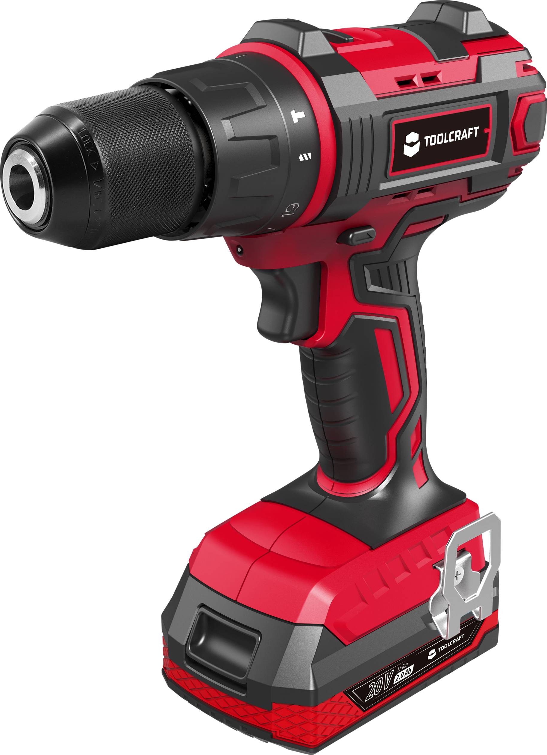 TOOLCRAFT ASS-KA118 / TAWB-200 2-Gang-Akku-Schlagbohrschrauber inkl. 2. Akku, inkl. Ladegerät, inkl. Koffer