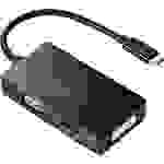 Renkforce RF-4633066 USB-C® / HDMI / DVI / VGA Adaptateur [1x USB-C® mâle - 1x VGA femelle, HDMI femelle, DVI femelle 24+5 pôles]