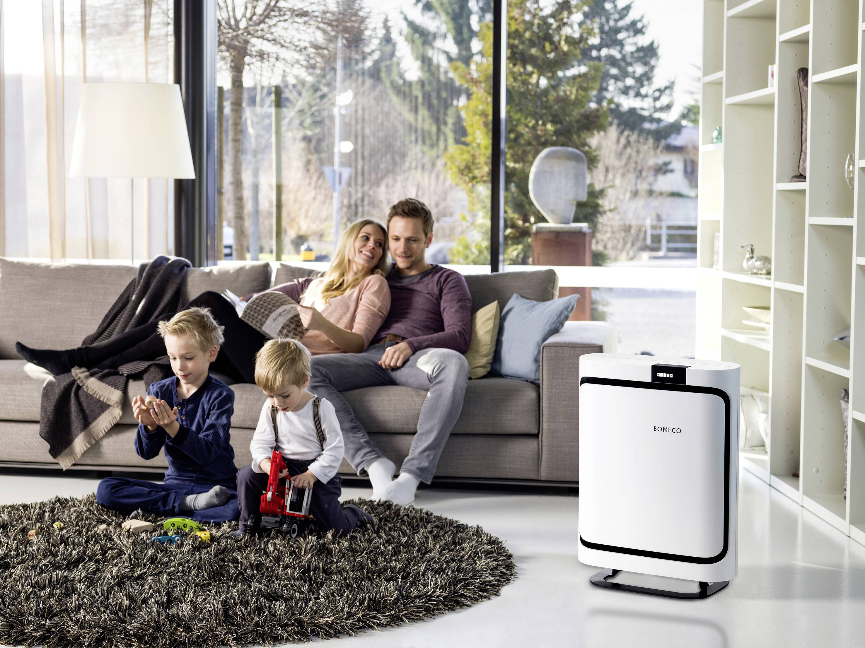 Boneco P400 P400 Luftreiniger 53m³ Weiß, Schwarz