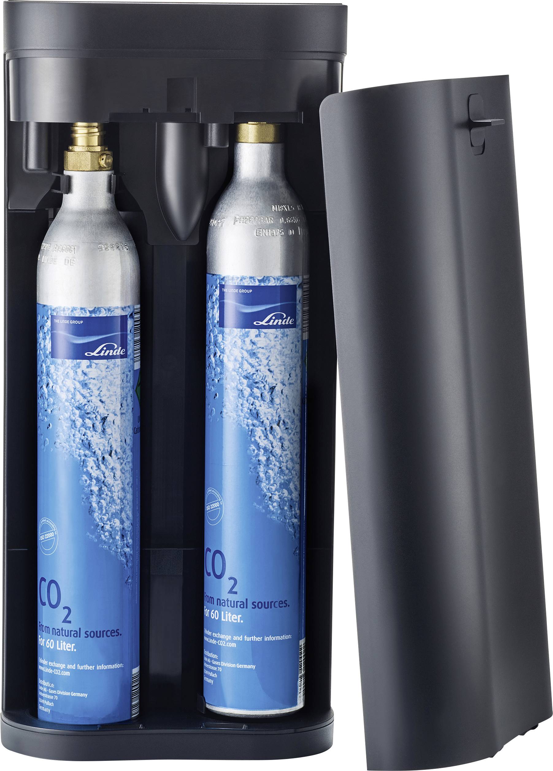 Sodapop Wassersprudler Harold Kupfer inkl. 1 PET-Flasche, inkl. 2 Glaskaraffen, und 1 CO2-Zylinder