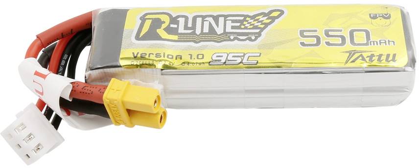 Tattu Modellbau-Akkupack (LiPo) 7.4 V 550 mAh Zellen-Zahl: 2 95 C Softcase