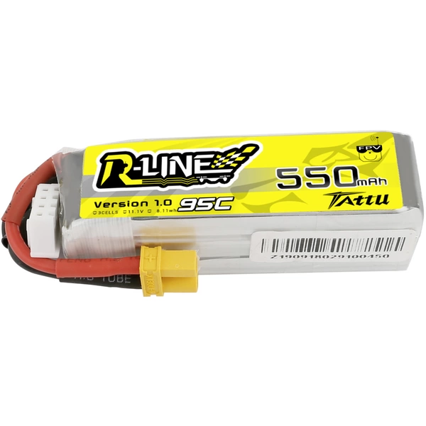 Tattu Modellbau-Akkupack (LiPo) 11.1V 550 mAh Zellen-Zahl: 3 95 C Softcase XT30 Tattu Modellbau-Akkupack (LiPo) 11.1V 550 mAh Zellen-Zahl: 3 95 C Softcase XT30