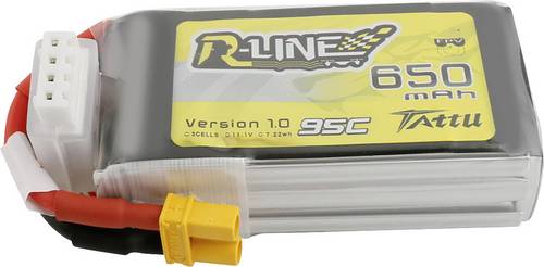 Tattu Modellbau-Akkupack (LiPo) 11.1V 650 mAh Zellen-Zahl: 3 95 C Softcase