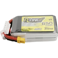 Tattu Modellbau-Akkupack (LiPo) 14.8V 650 mAh Zellen-Zahl: 4 95 C Softcase XT30 Tattu Modellbau-Akkupack (LiPo) 14.8V 650 mAh Zellen-Zahl: 4 95 C Softcase XT30
