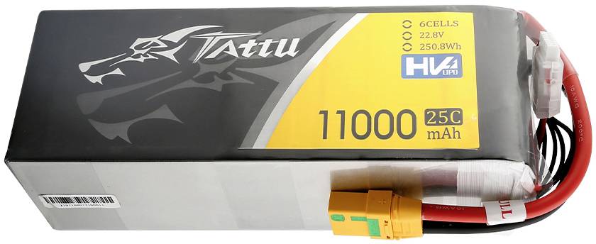 Tattu Modellbau-Akkupack (LiPo) 22.8V 11000 mAh Zellen-Zahl: 6 25 C Softcase XT90-S