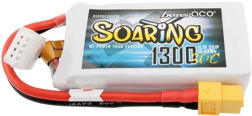 Gens ace Modellbau-Akkupack (LiPo) 11.1V 1300 mAh Zellen-Zahl: 3 30 C Softcase XT60