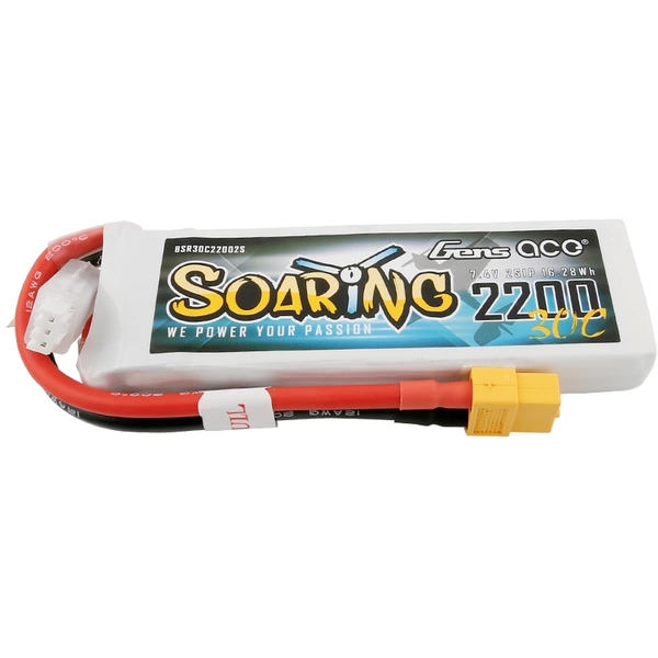 Gens ace Modellbau-Akkupack (LiPo) 7.4V 2200 mAh Zellen-Zahl: 2 30 C Softcase XT60 Gens ace Modellbau-Akkupack (LiPo) 7.4V 2200 mAh Zellen-Zahl: 2 30 C Softcase XT60