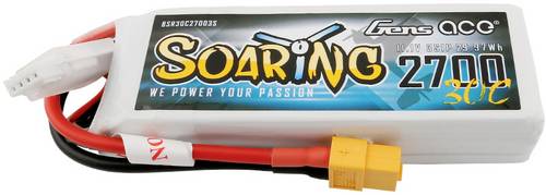 Gens ace Modellbau-Akkupack (LiPo) 11.1V 2700 mAh Zellen-Zahl: 3 30 C Softcase XT60