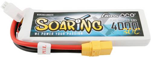 Gens ace Modellbau-Akkupack (LiPo) 7.4V 4000 mAh Zellen-Zahl: 2 25 C Softcase XT90