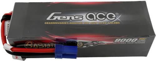 Gens ace Modellbau-Akkupack (LiPo) 14.8V 8000 mAh Zellen-Zahl: 8 80 C Softcase EC5