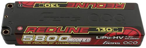 Gens ace Modellbau-Akkupack (LiPo) 7.6V 5800 mAh Zellen-Zahl: 2 130 C Hardcase