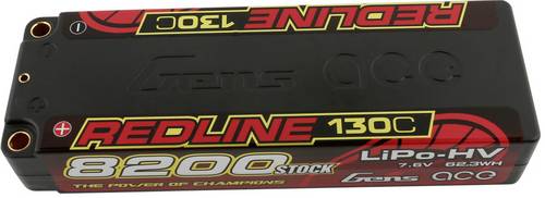 Gens ace Modellbau-Akkupack (LiPo) 7.6V 8200 mAh Zellen-Zahl: 2 130 C Hardcase