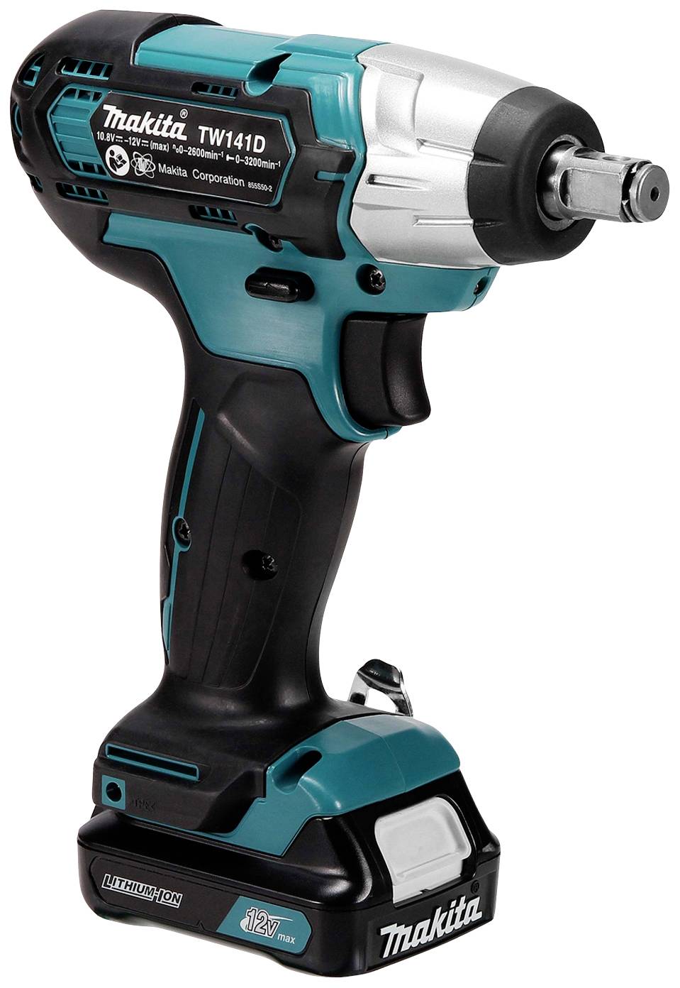 Makita TW141DSMJ Akku-Schlagschrauber 145 Nm 12V Anzahl mitgelieferte Akkus 2 4Ah inkl. Ladegerät