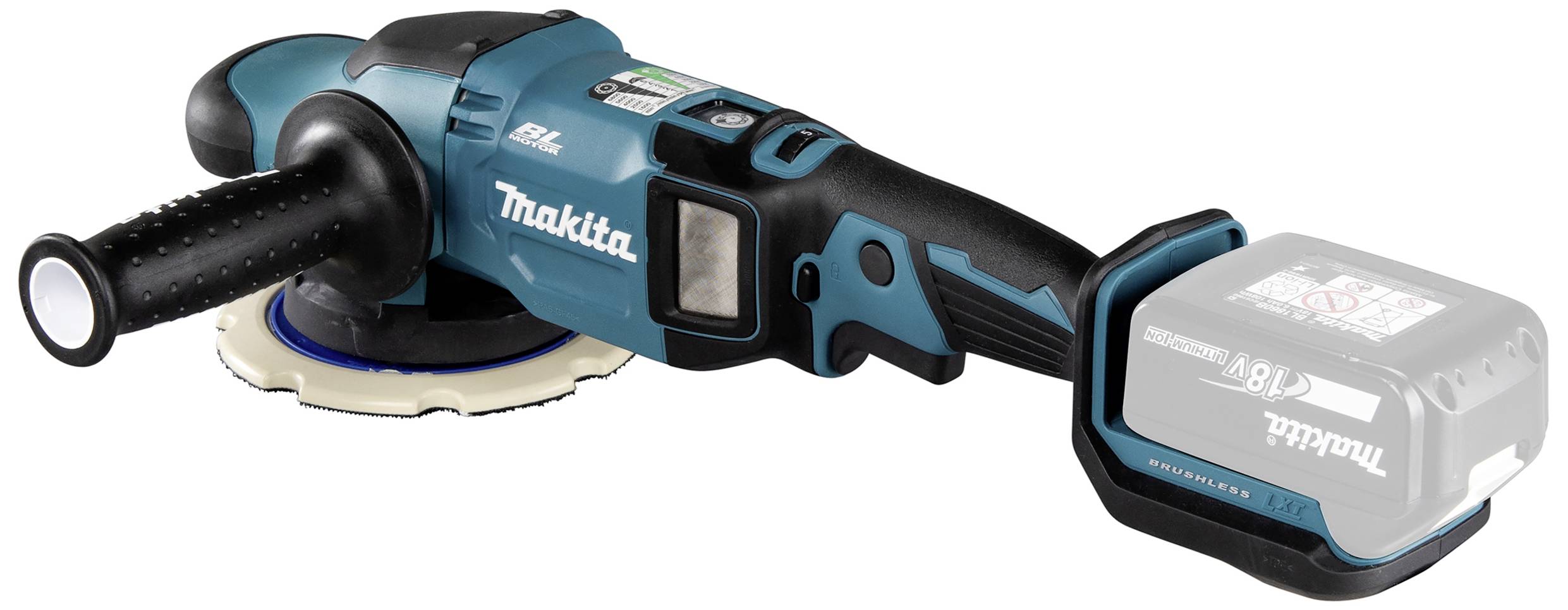 Makita DPO600Z Akku Exzenterpoliermaschine 18 V 780 U/min (max) 150 mm