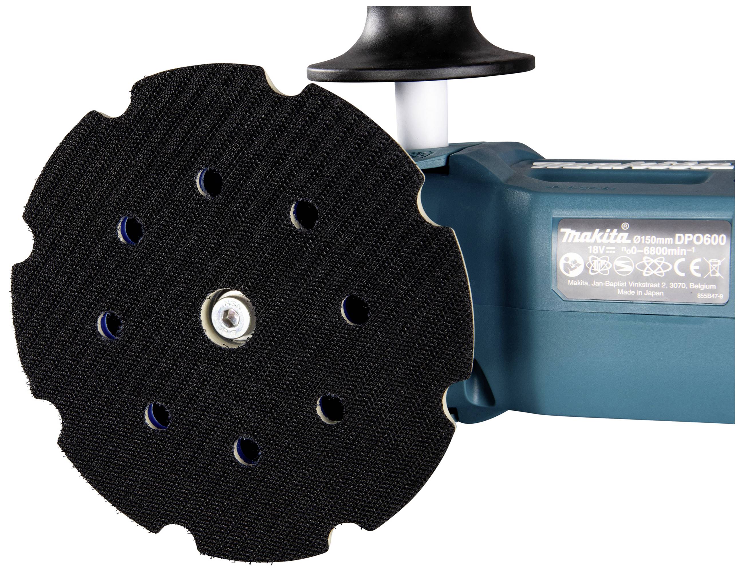 Makita DPO600Z Akku Exzenterpoliermaschine 18V 780 U/min (max) 150mm
