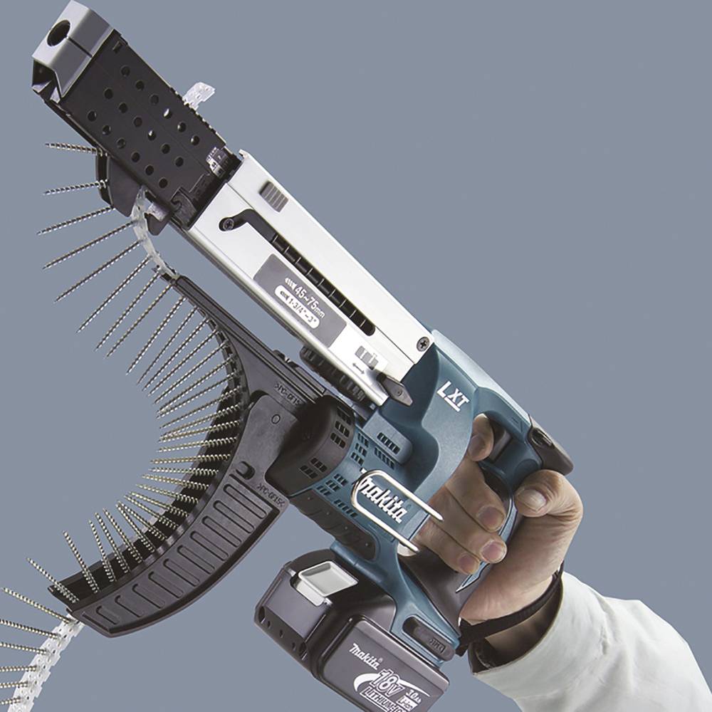 Makita DFR750RTE Akku-Magazinschrauber 18 V 5 Ah