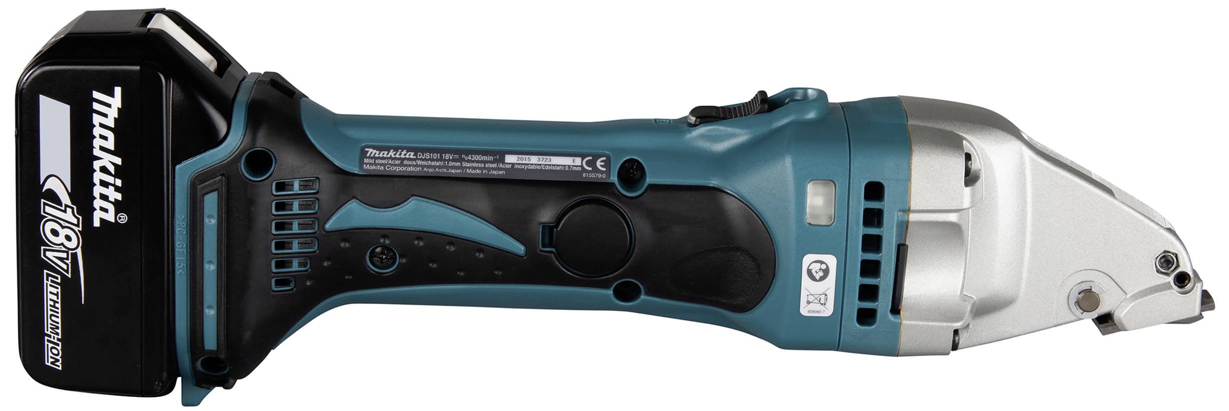 Makita Akku-Blechschere DJS101RTJ inkl. 2. Akku, inkl. Ladegerät, inkl. Koffer