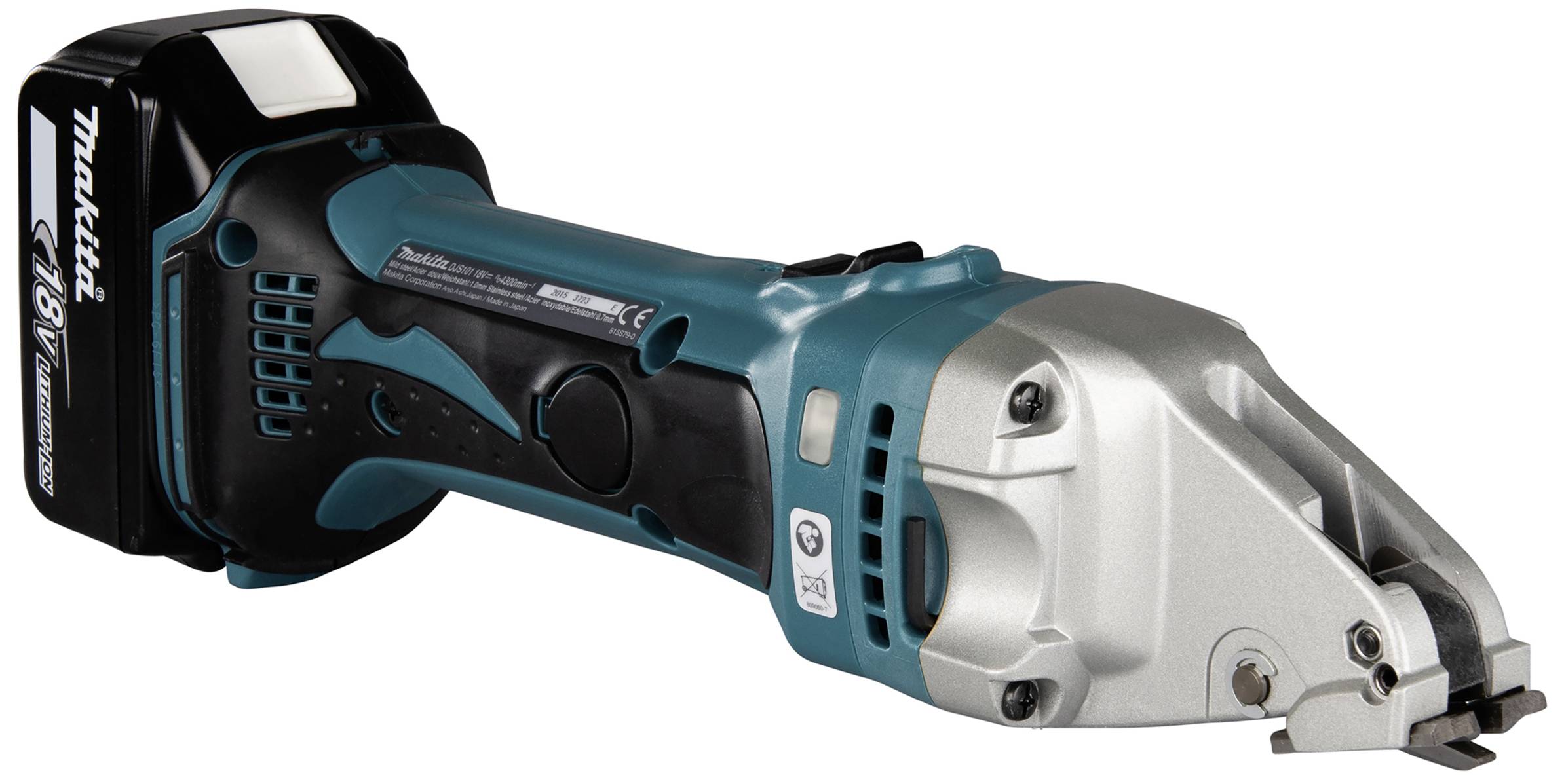 Makita Akku-Blechschere DJS101RTJ inkl. 2. Akku, inkl. Ladegerät, inkl. Koffer