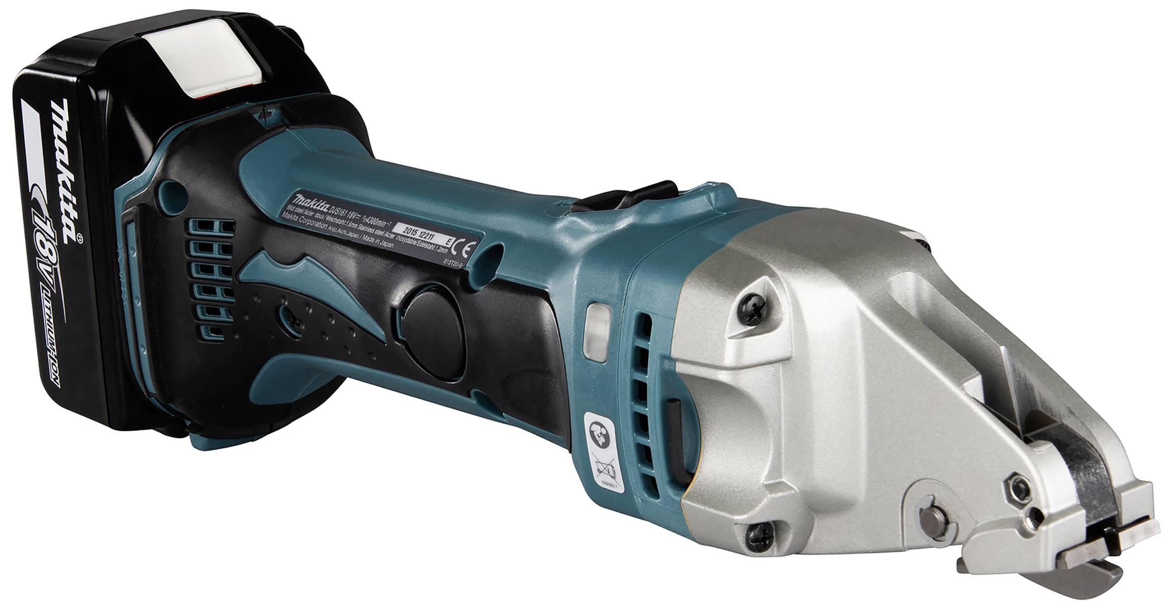 Makita Akku-Blechschere DJS161RTJ inkl. 2. Akku, inkl. Ladegerät, inkl. Koffer