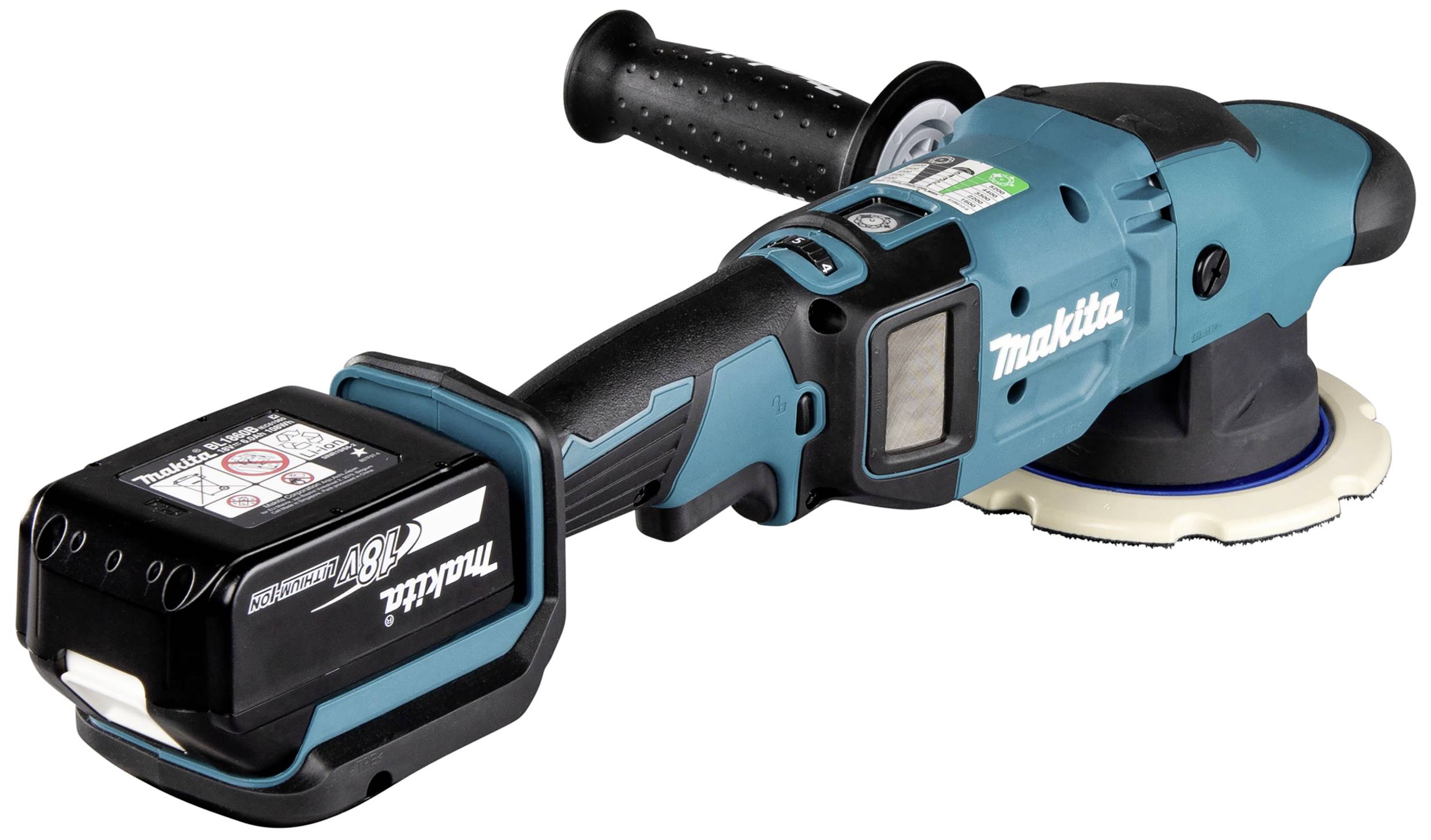 Makita DPO600TKX1 Akku Exzenterpoliermaschine 18V 780 U/min (max) 150mm
