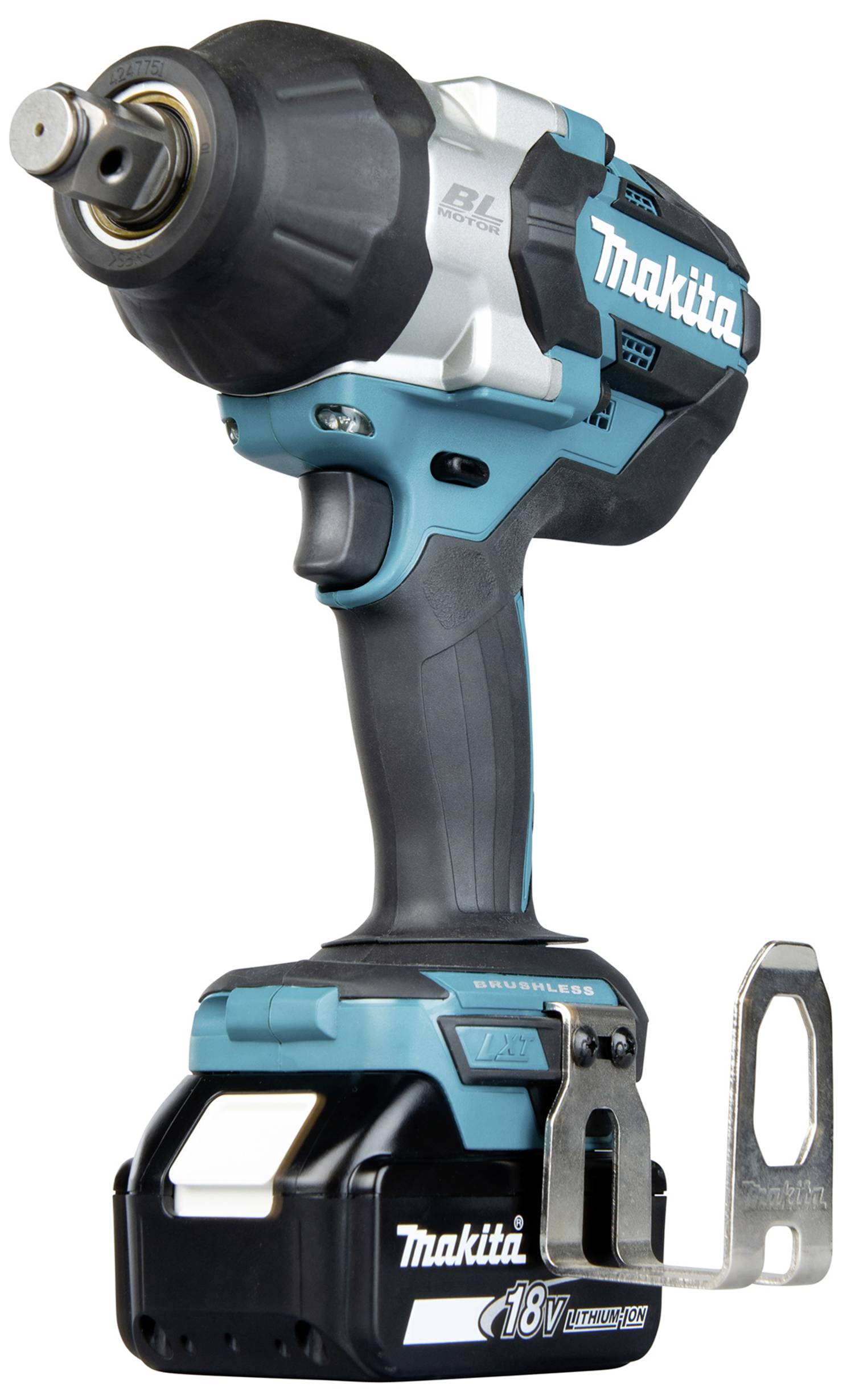 Makita DTW1001RTJ Akku-Schlagschrauber 1050 Nm 18V Anzahl mitgelieferte Akkus 2 5Ah inkl. 2. Akku, inkl. Ladegerät, inkl. Koffer