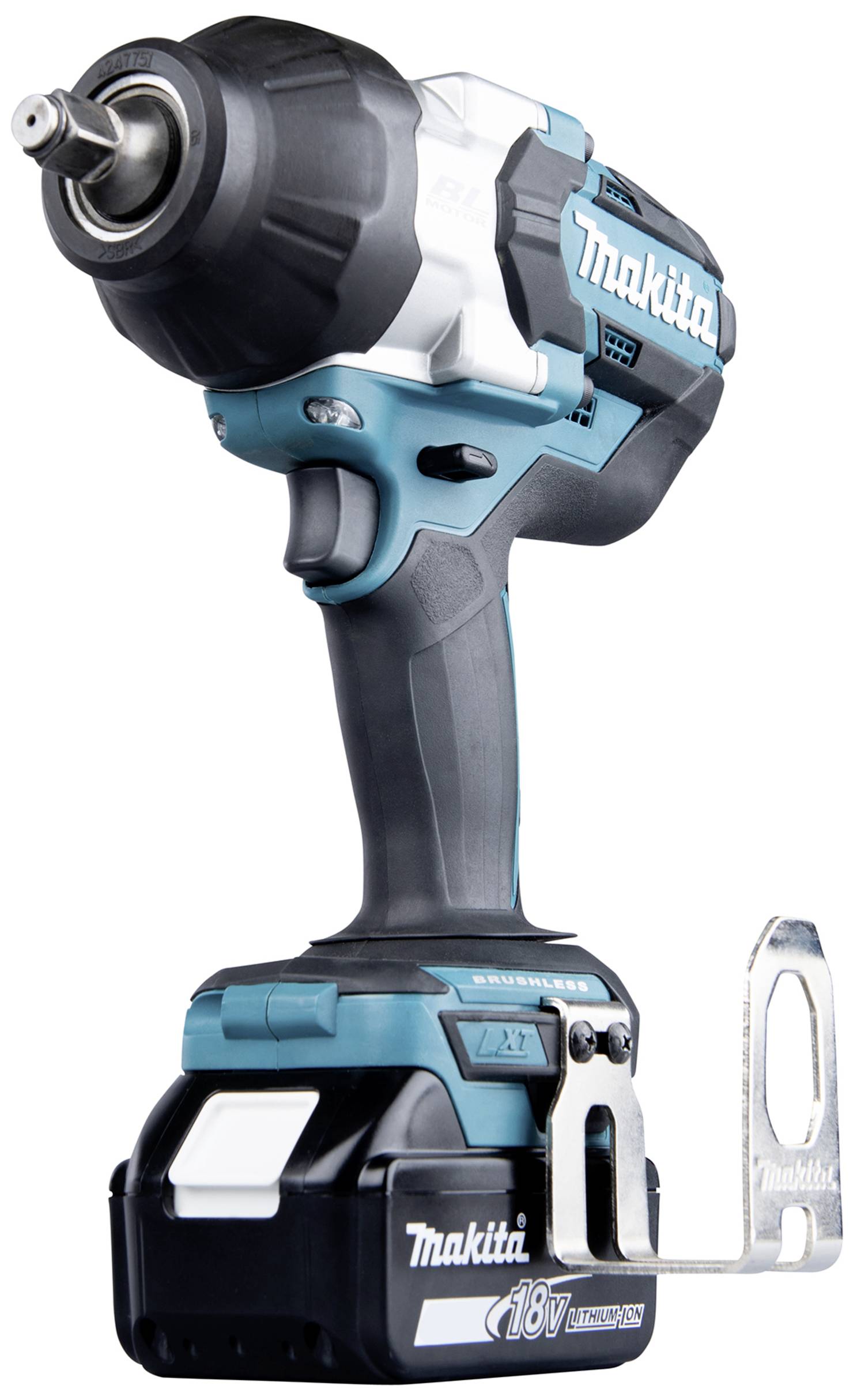 Makita DTW1002RTJ Akku-Schlagschrauber 1000 Nm 18V Anzahl mitgelieferte Akkus 2 5Ah