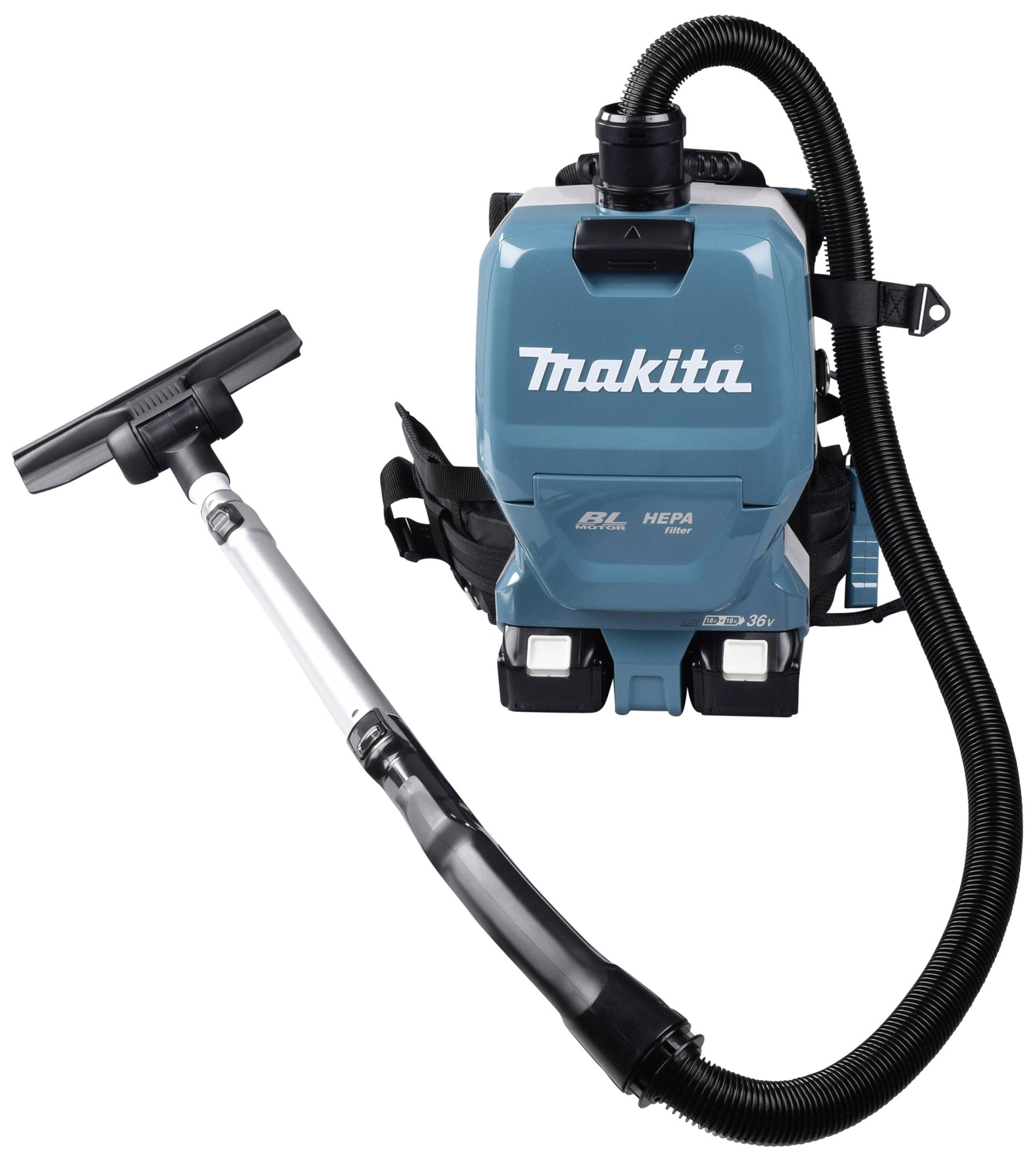 Makita DVC261ZX15 Akku-Rucksackstaubsauger