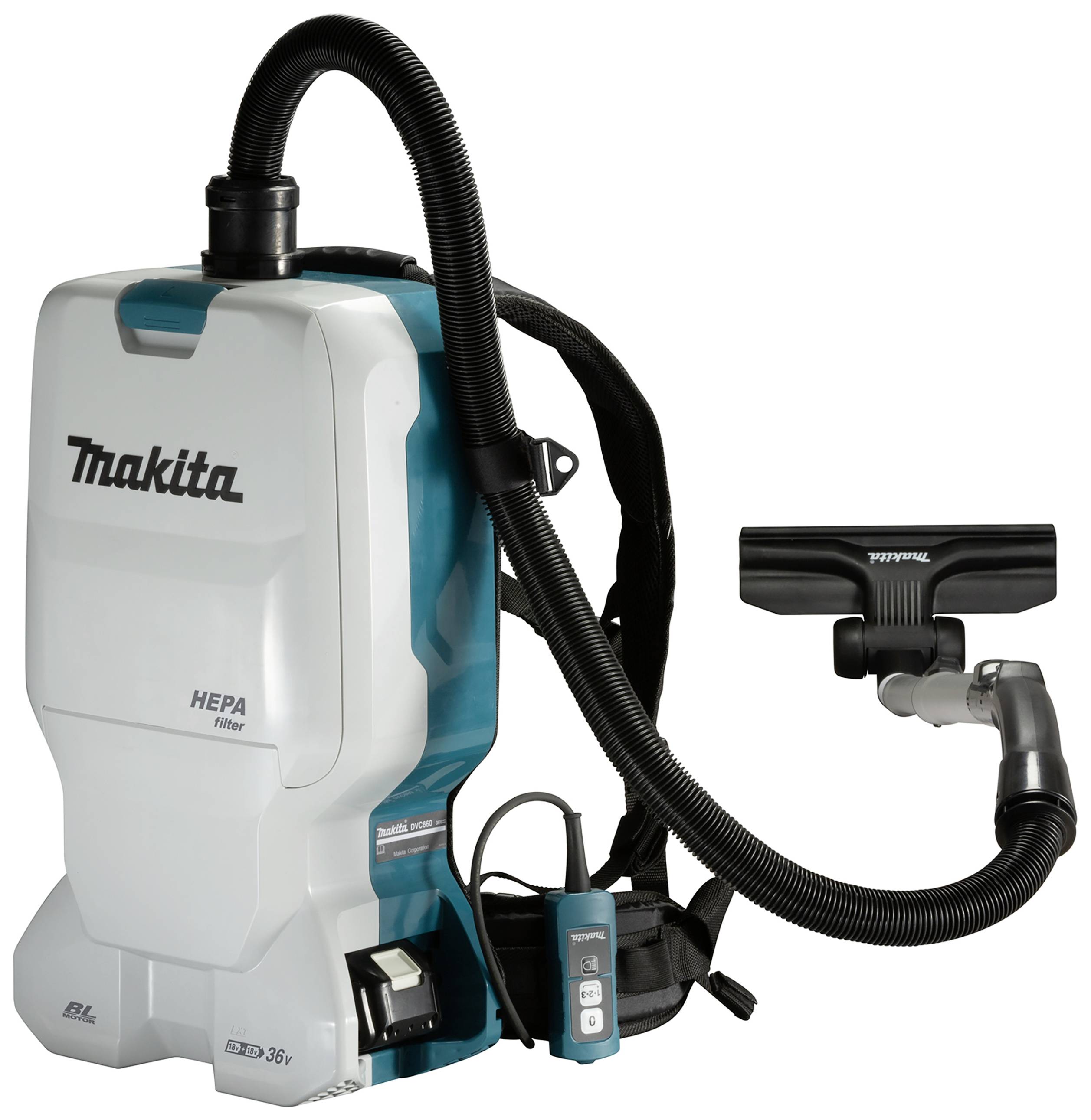 Makita DVC660Z Akku-Rucksackstaubsauger ohne Akku