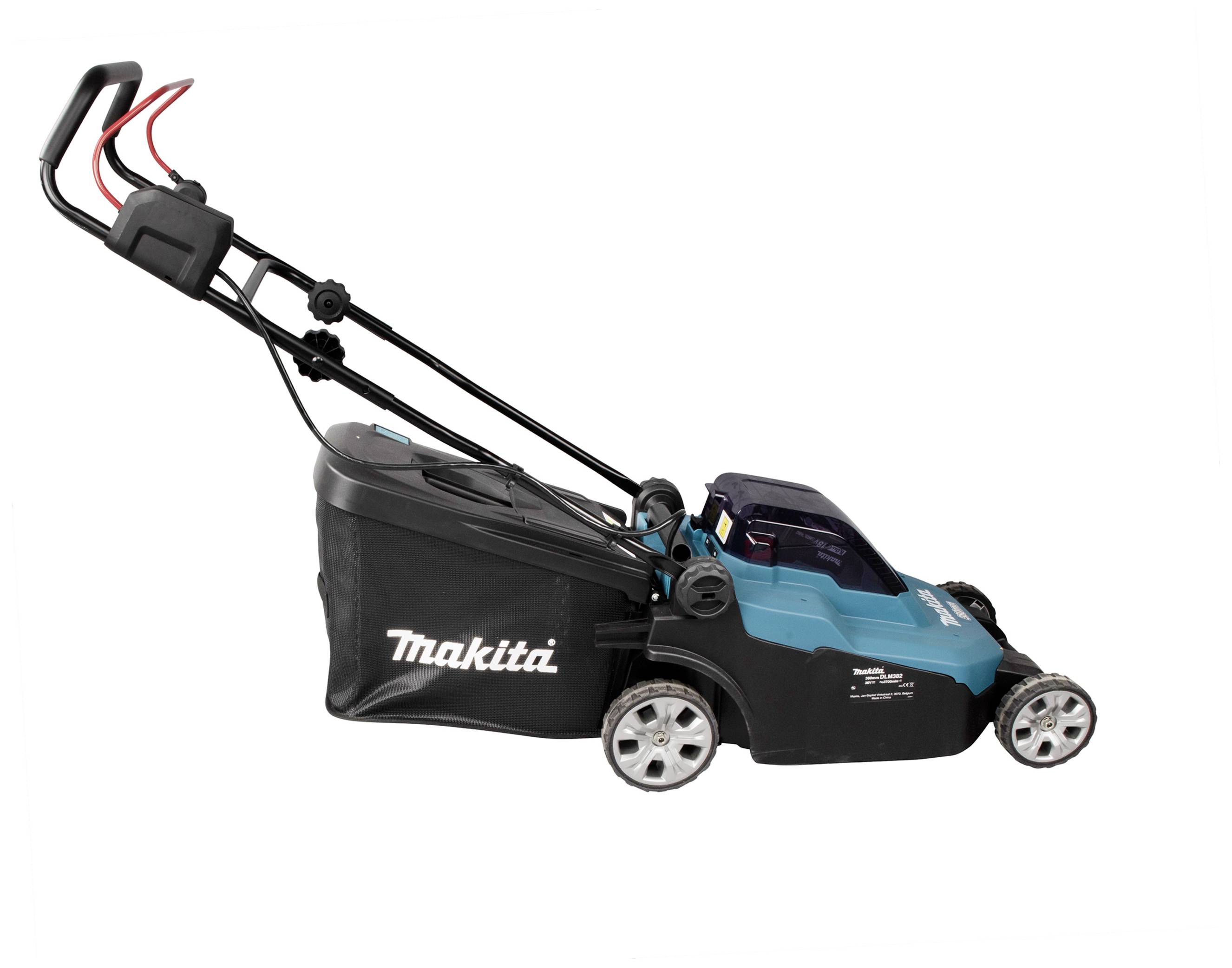 Makita Akku Akku-Rasenmäher inkl. Akku, inkl. 2. Akku 18 V Schnittbreite (max.) 380 mm