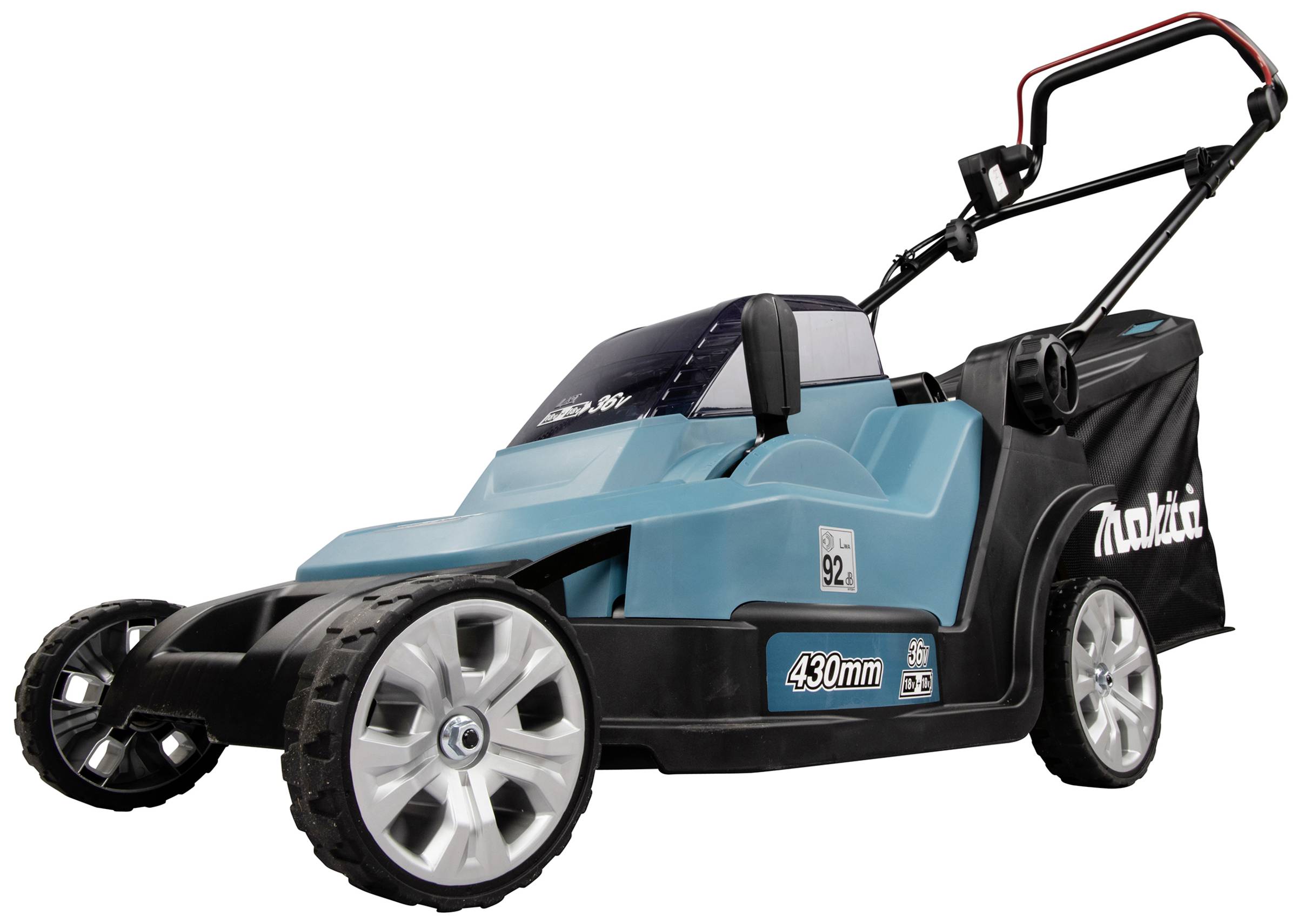 Makita Akku Akku-Rasenmäher inkl. 2. Akku, inkl. Ladegerät 18 V Schnittbreite (max.) 430 mm