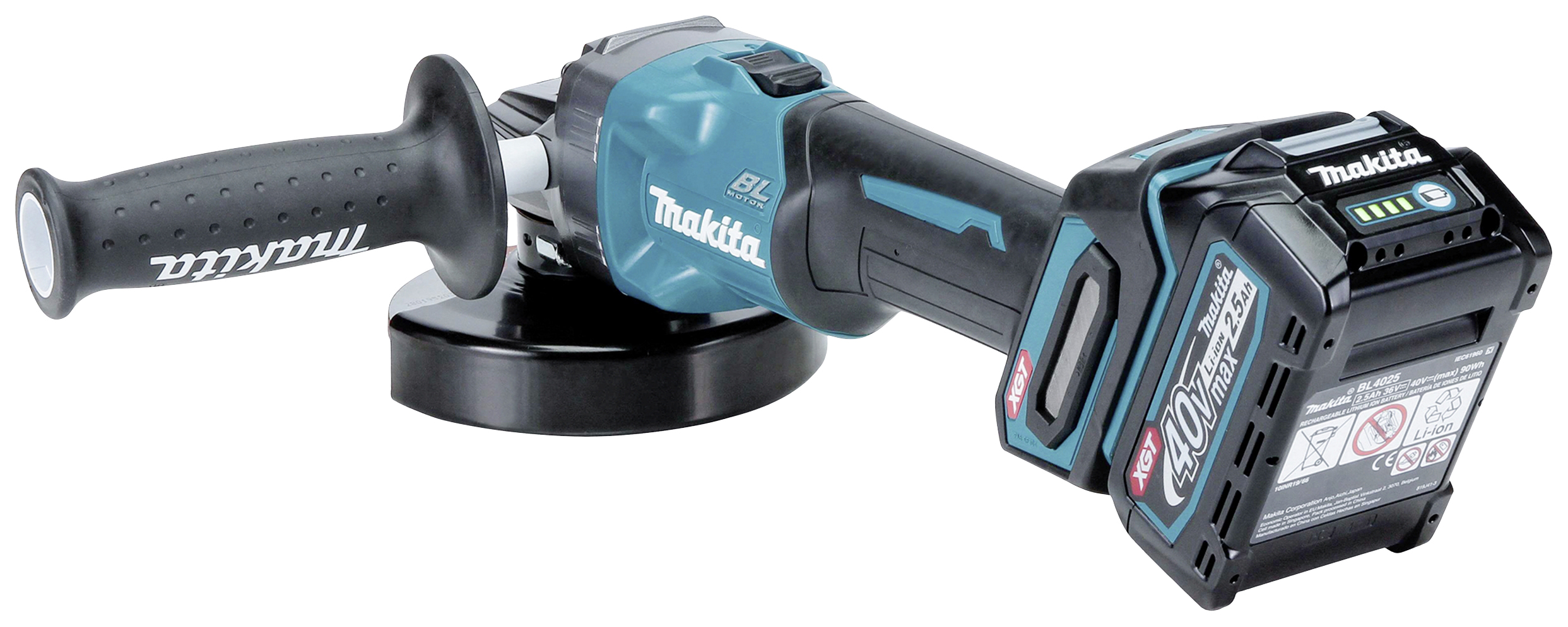 Makita GA008GZ Akku-Winkelschleifer 125mm ohne Akku, ohne Ladegerät 40V