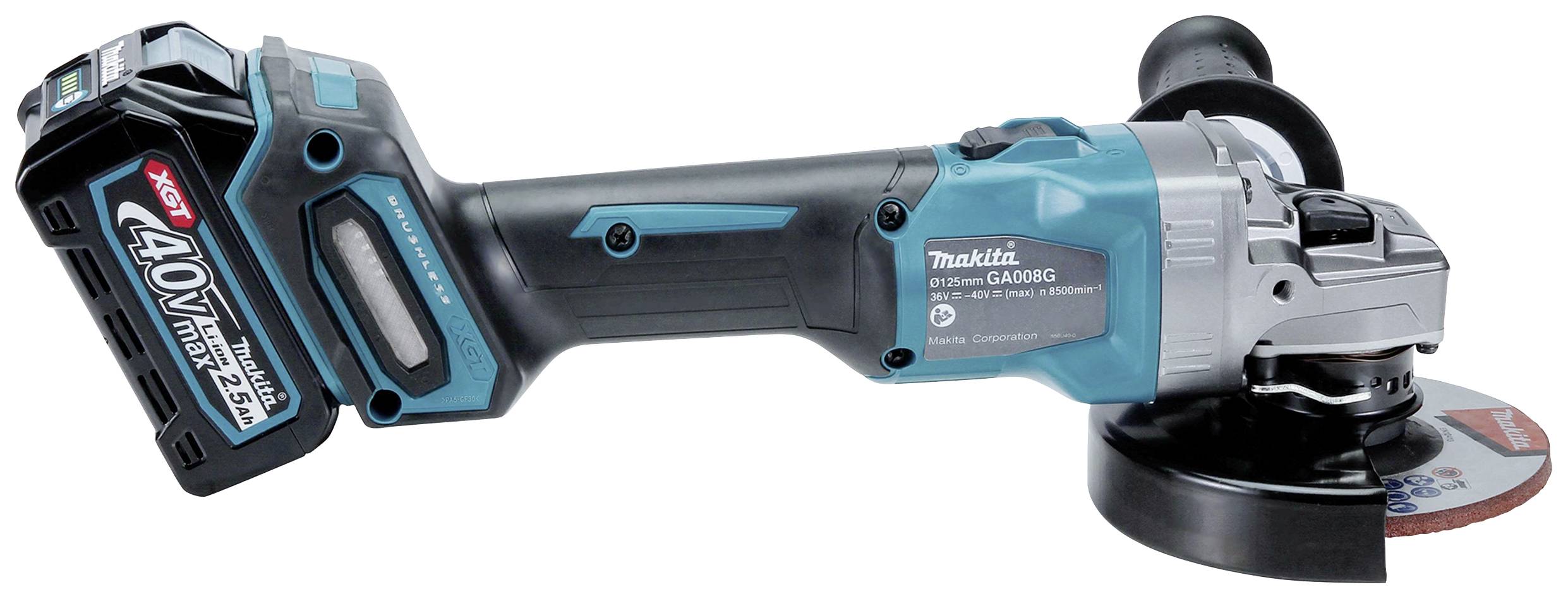 Makita GA008GZ Akku-Winkelschleifer 125mm ohne Akku, ohne Ladegerät 40V