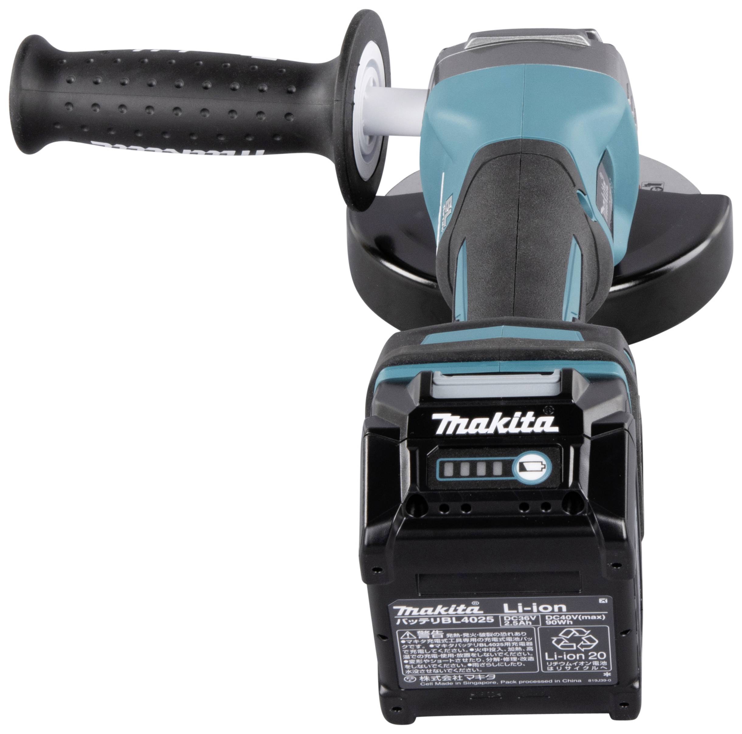 Makita GA016GZ Akku-Winkelschleifer 125mm ohne Akku, ohne Ladegerät 40V
