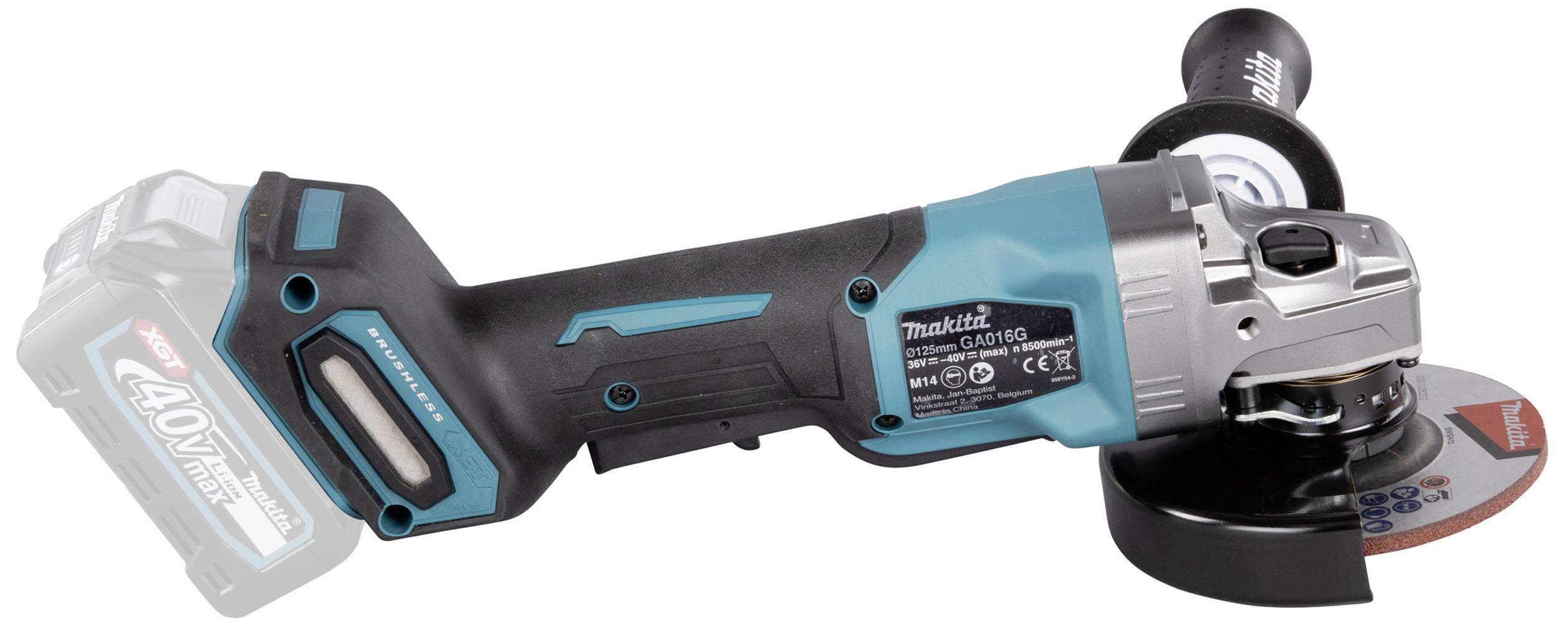 Makita GA016GZ Akku-Winkelschleifer 125mm ohne Akku, ohne Ladegerät 40V