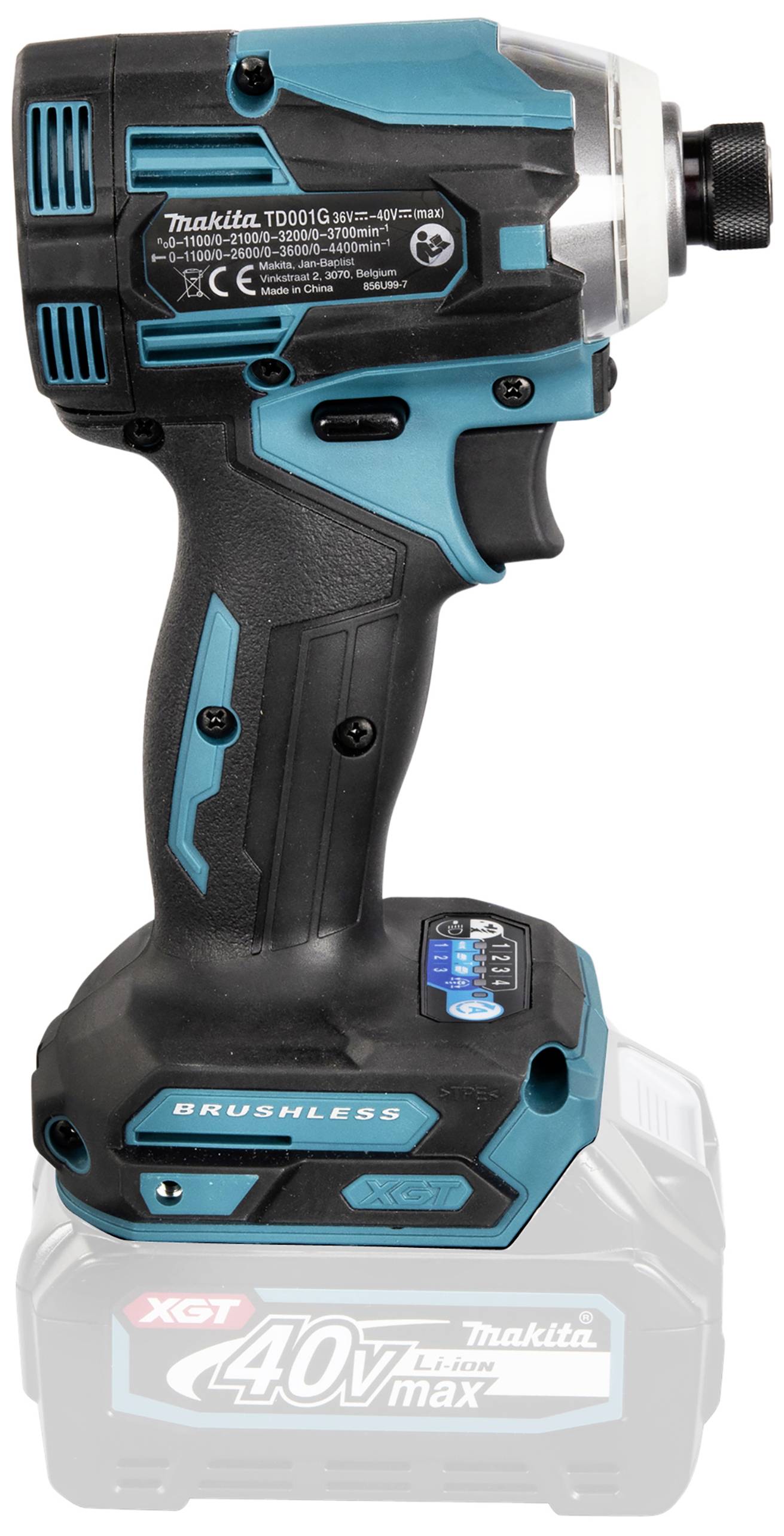 Makita TD001GZ Akku-Schlagschrauber 220 Nm 40V Anzahl mitgelieferte Akkus 0 ohne Akku