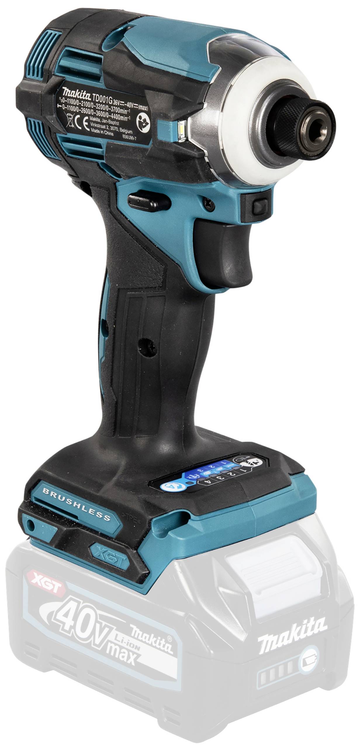 Makita TD001GZ Akku-Schlagschrauber 220 Nm 40V Anzahl mitgelieferte Akkus 0 ohne Akku