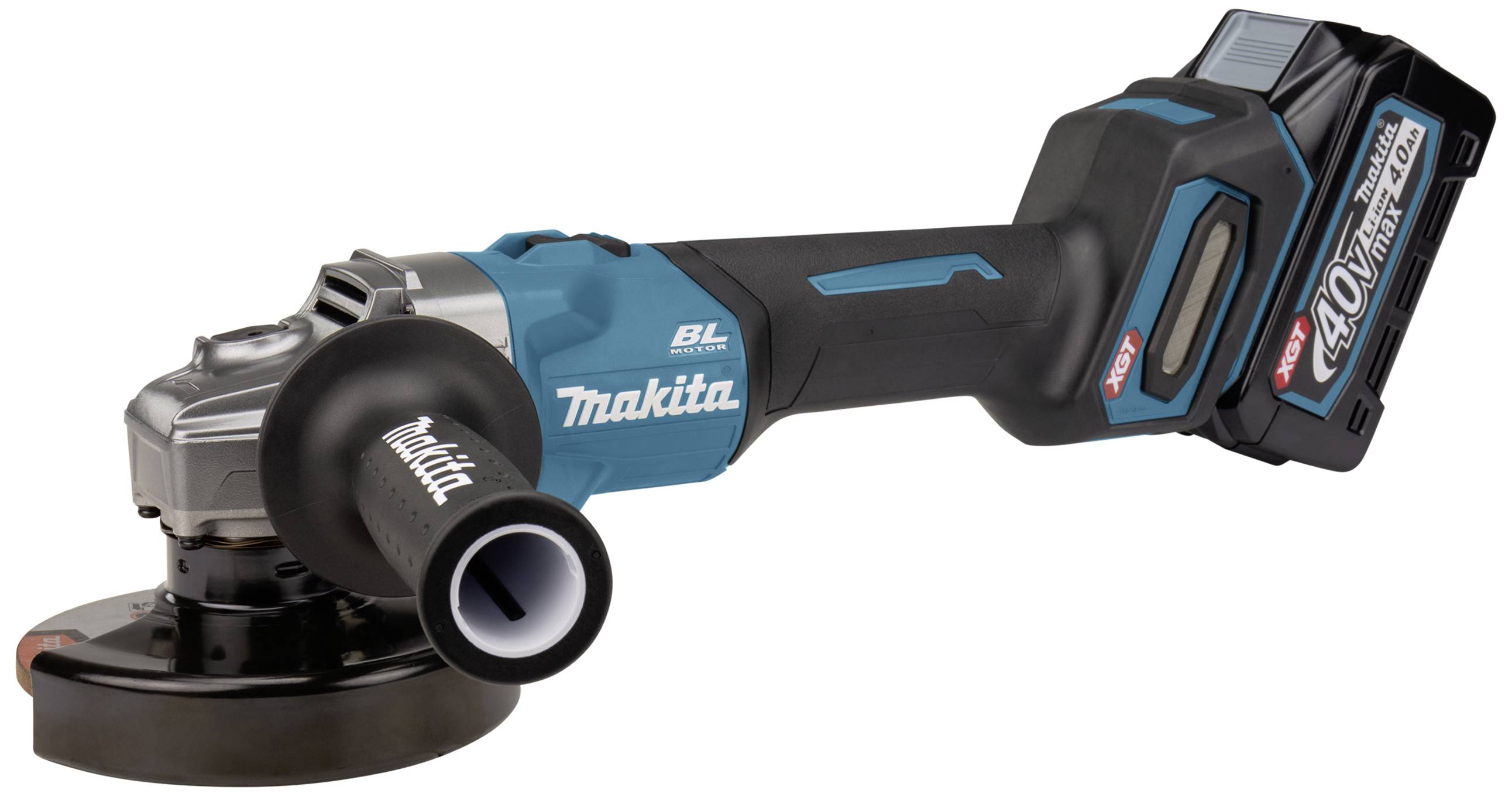 Makita GA008GM201 Akku-Winkelschleifer 125 mm inkl. Ladegerät 40 V 4 Ah