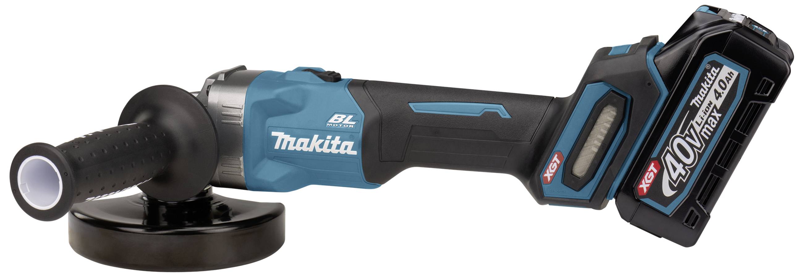 Makita GA008GM201 Akku-Winkelschleifer 125 mm inkl. Ladegerät 40 V 4 Ah