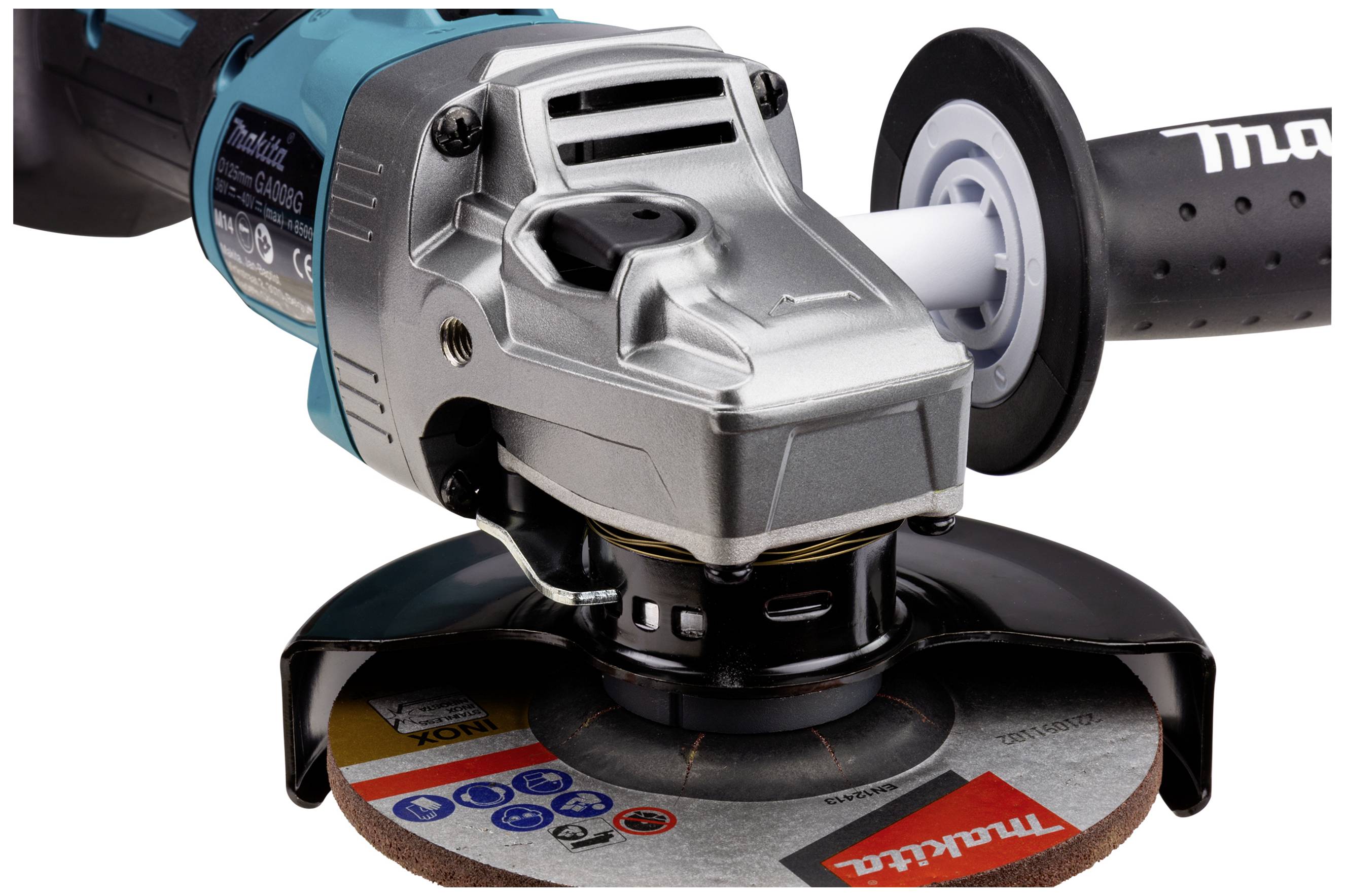 Makita GA008GM201 Akku-Winkelschleifer 125 mm inkl. Ladegerät 40 V 4 Ah