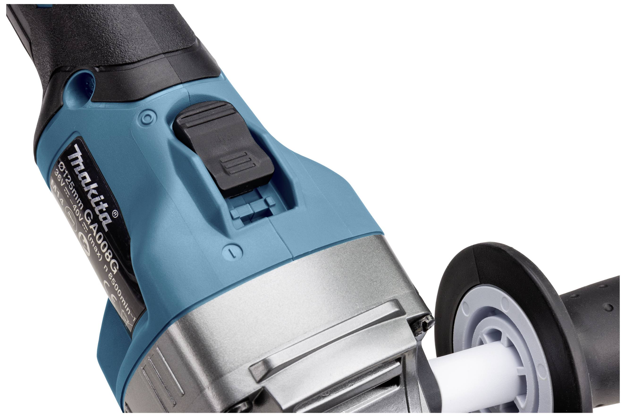 Makita GA008GM201 Akku-Winkelschleifer 125 mm inkl. Ladegerät 40 V 4 Ah