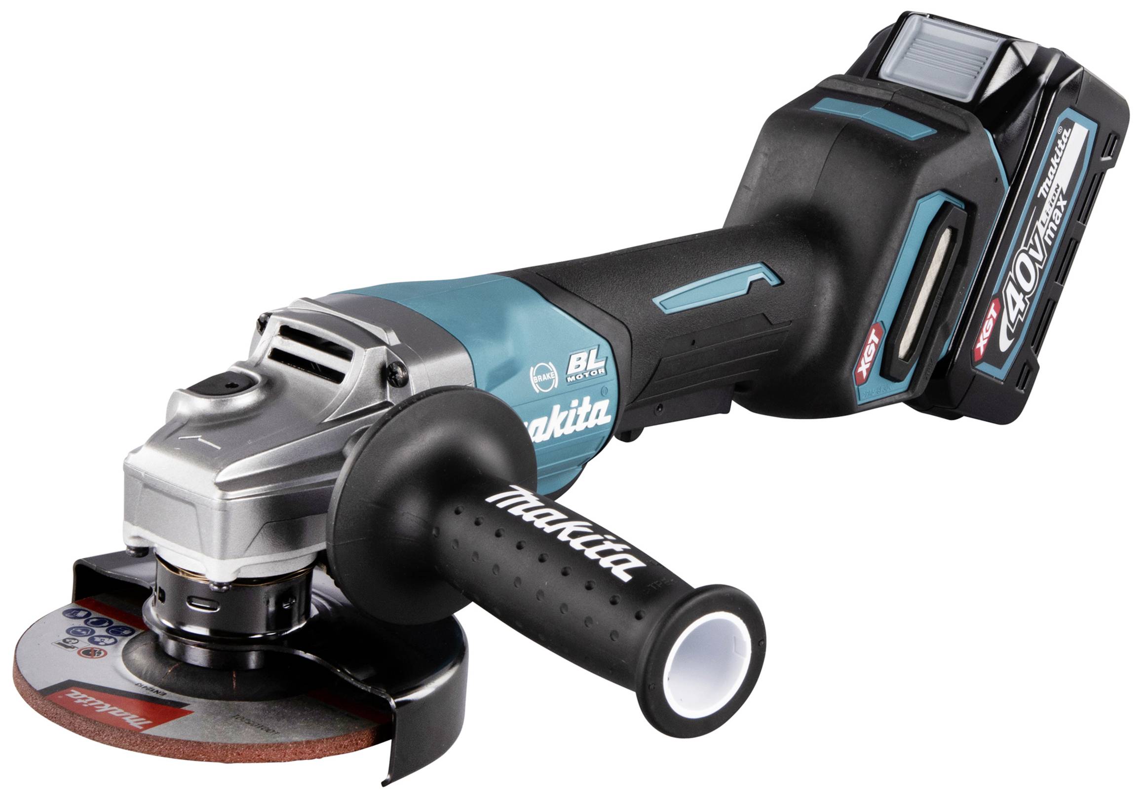 Makita GA013GM201 Akku-Winkelschleifer 125mm inkl. Ladegerät 40V 4Ah
