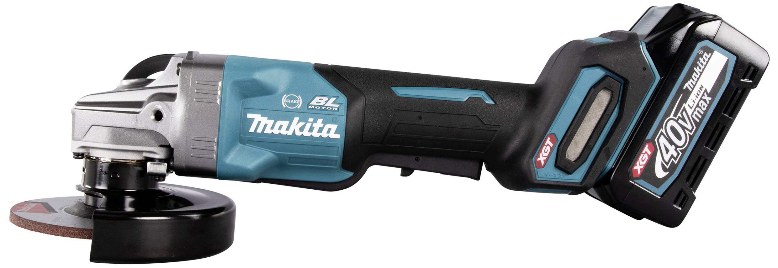 Makita GA013GM201 Akku-Winkelschleifer 125mm inkl. Ladegerät 40V 4Ah