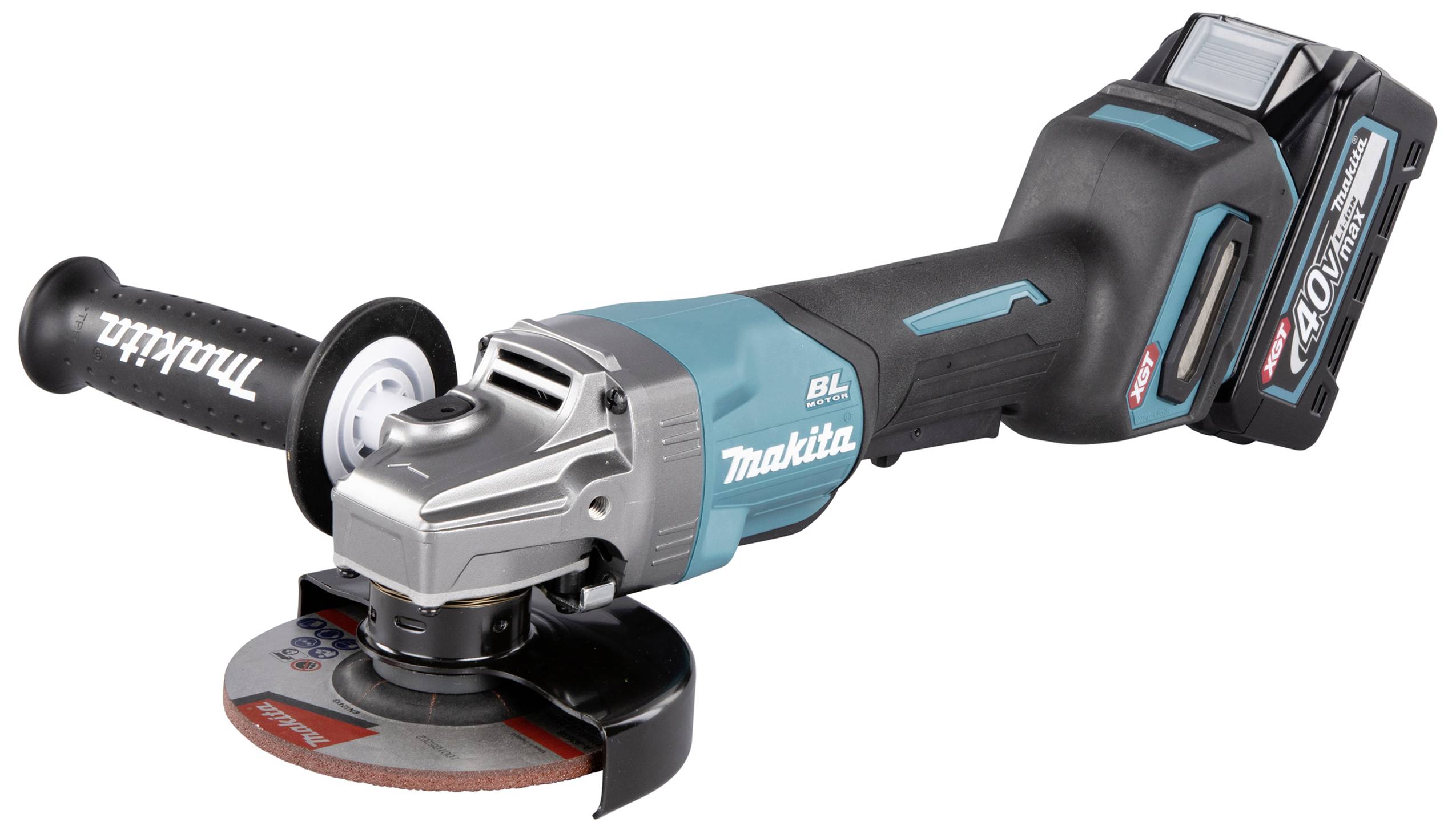 Makita GA016GM201 Akku-Winkelschleifer 125 mm inkl. Ladegerät 40 V 4 Ah