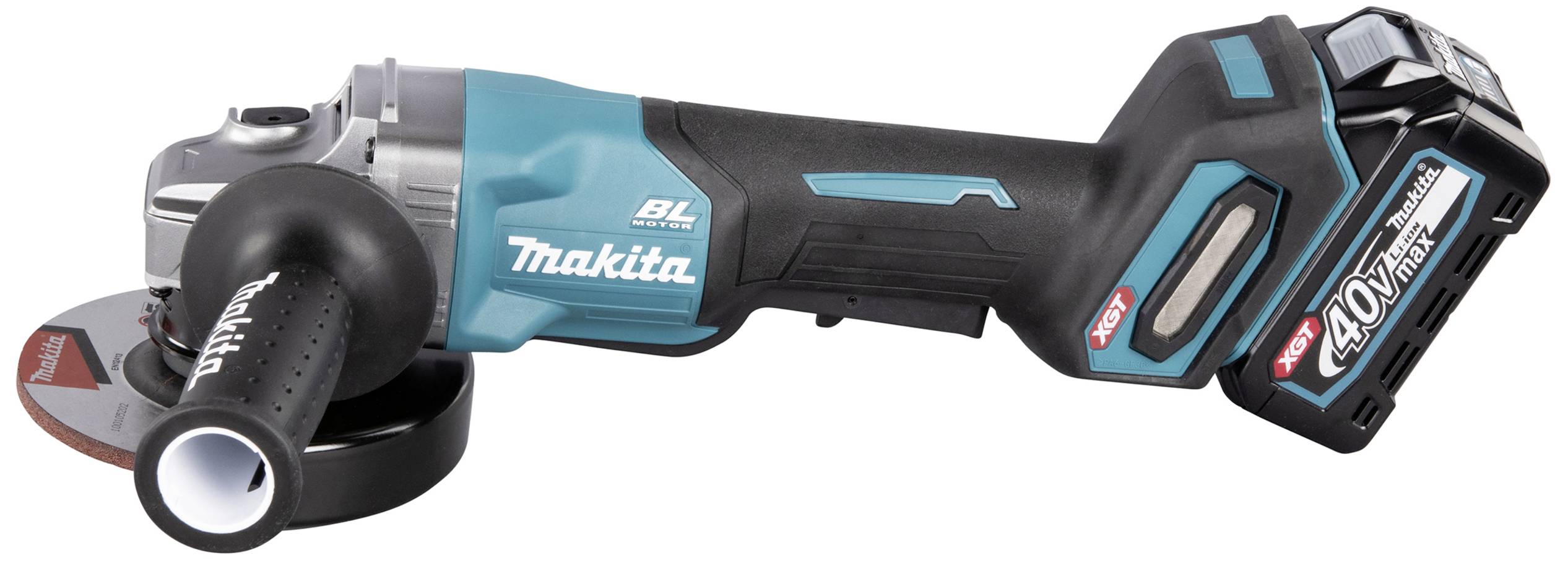 Makita GA016GM201 Akku-Winkelschleifer 125 mm inkl. Ladegerät 40 V 4 Ah