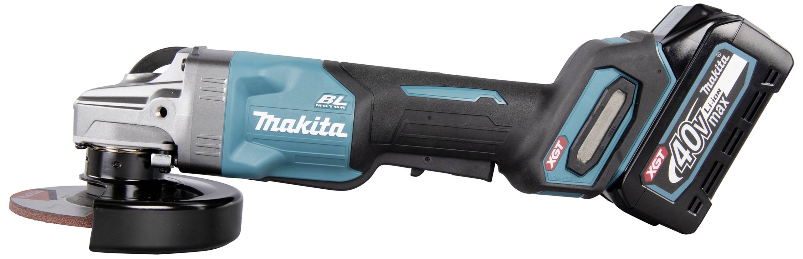 Makita GA016GM201 Akku-Winkelschleifer 125 mm inkl. Ladegerät 40 V 4 Ah
