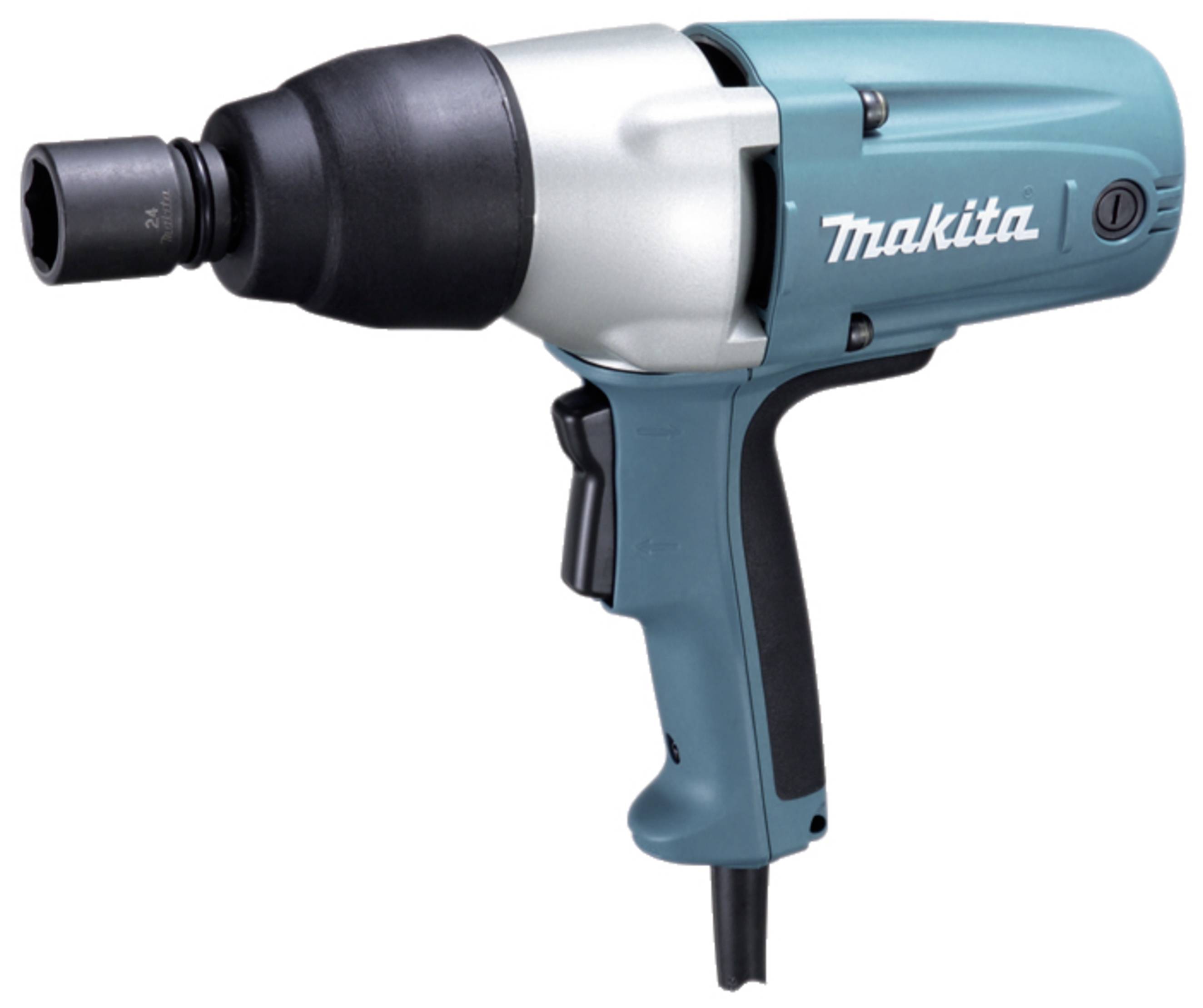 Akkuschlagschrauber von Makita in Blau und Silber, geeignet für anspruchsvolle Schraubarbeiten.