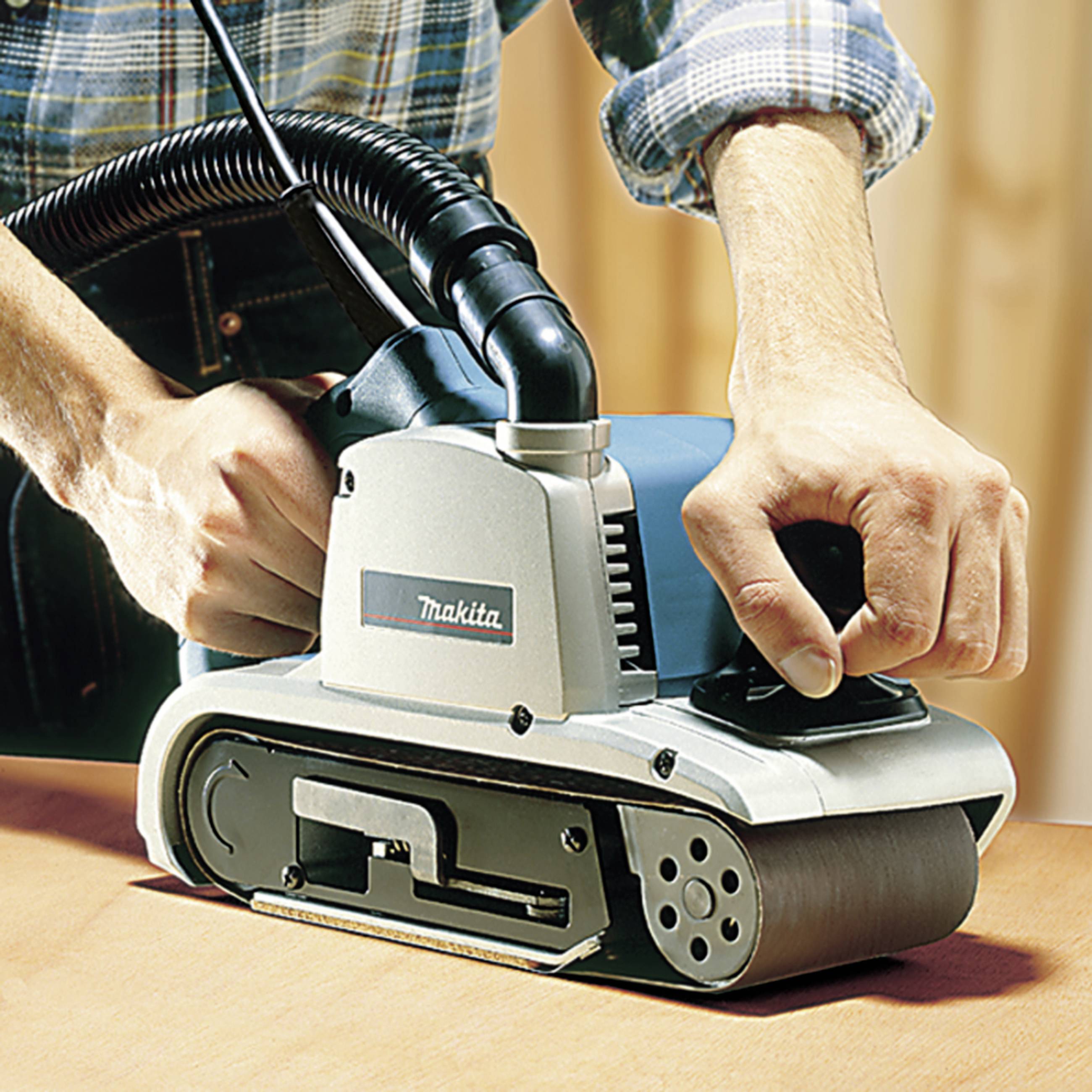 Makita 9403J Bandschleifer 1200W Band-Breite 100mm Band-Länge 610mm