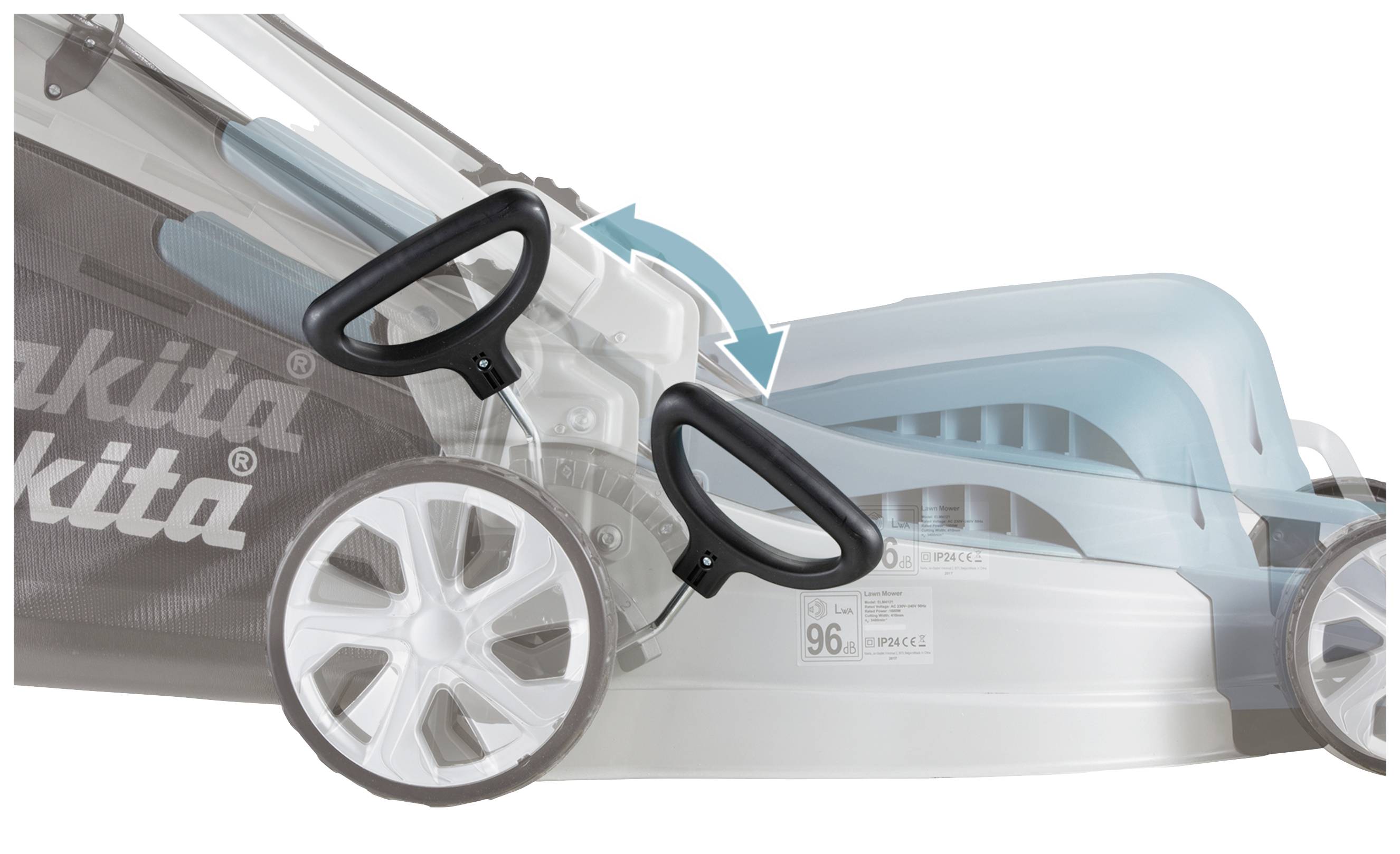 Makita Elektro Rasenmäher 1600 W Schnittbreite (max.) 410 mm