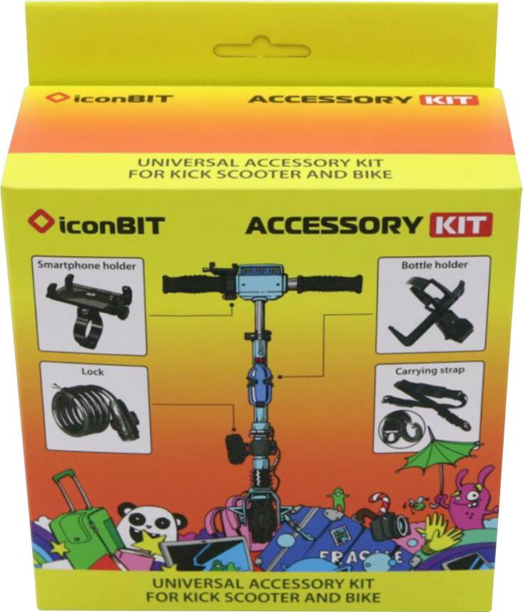 IconBIT Accessory-Kit für emobility Topcase Schwarz