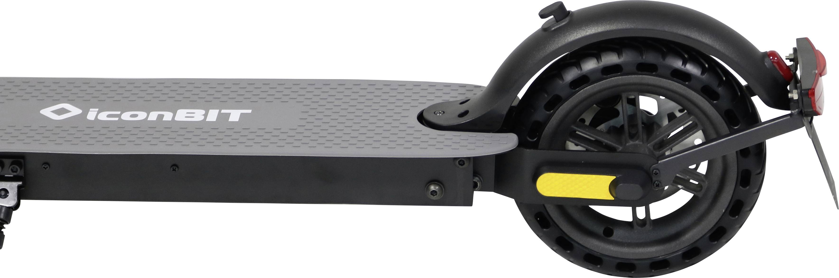 iconBIT Kick Scooter CITY E-Scooter Schwarz Lithium 36 V 7.5 Ah Straßenzulassung: Deutschland